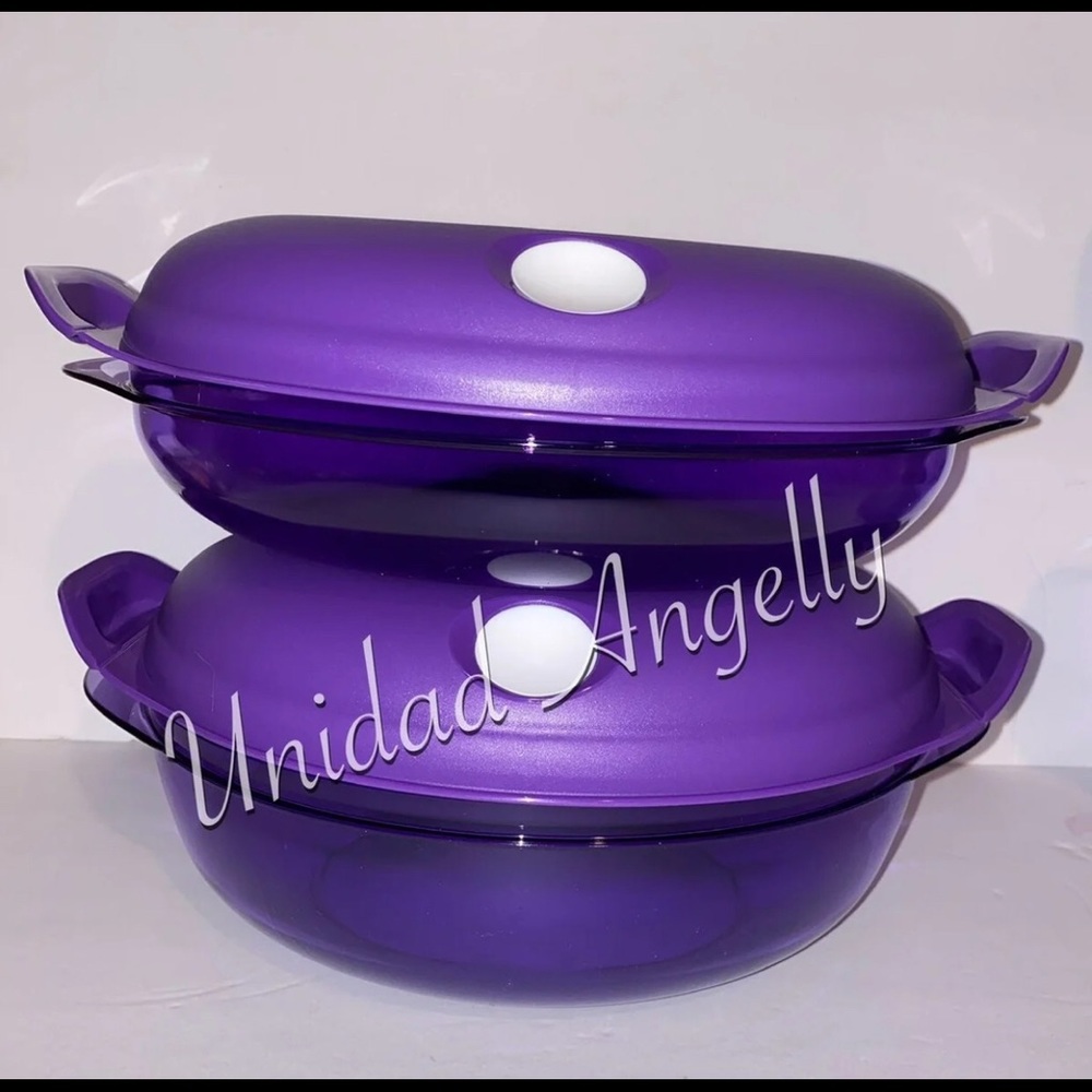 Tupperware heat n serve pop containers